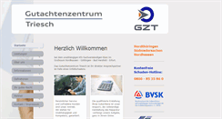 Desktop Screenshot of gutachtenzentrum.de